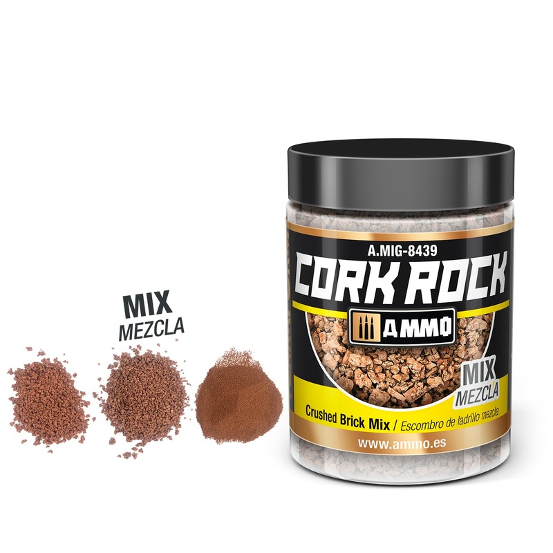 CREATE CORK Crushed Brick Mix (Jar 100mL)