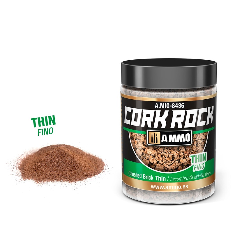 CREATE CORK Crushed Brick Thin (Jar 100mL)