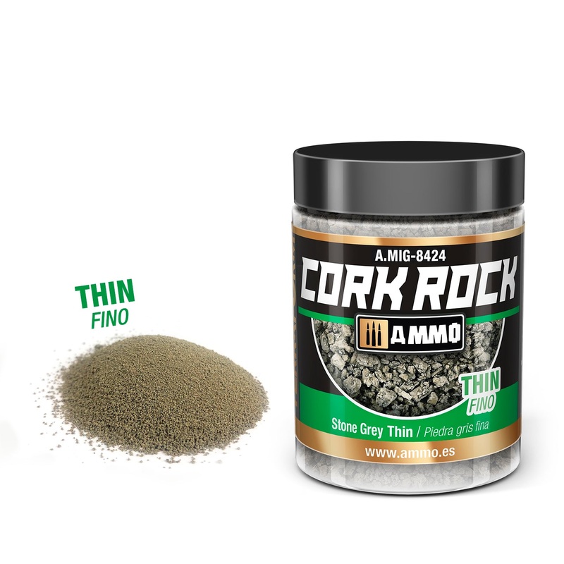 CREATE CORK Stone Grey Thin (Jar 100mL)