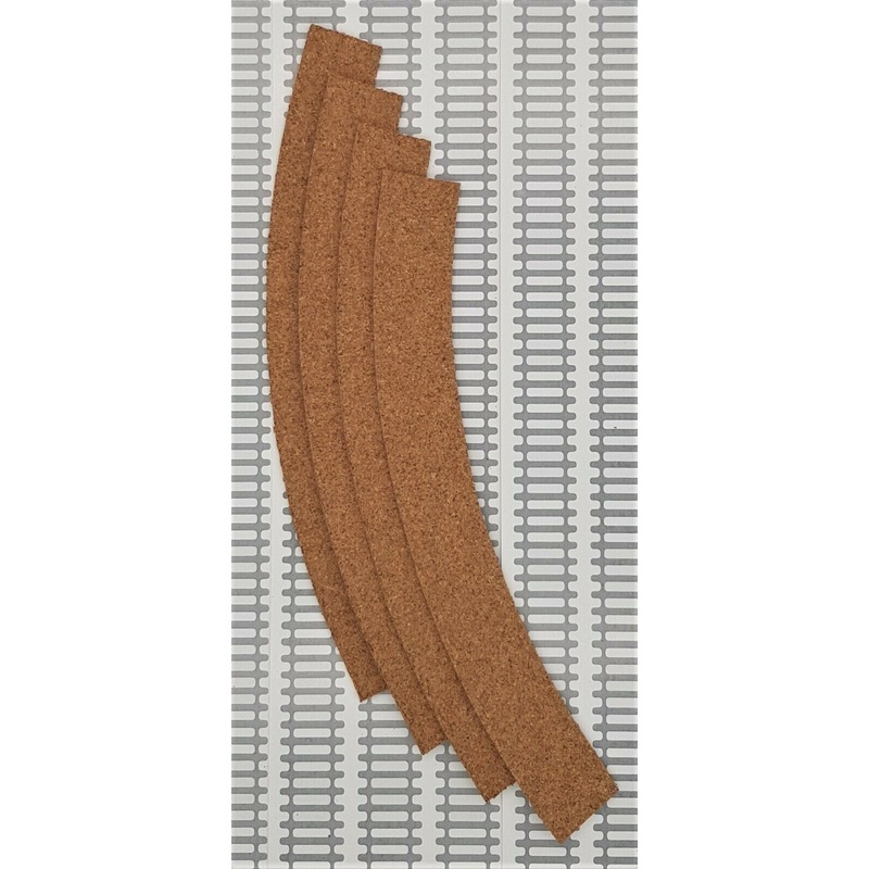 CTPC-NSC605-4 HORNBY CORK UNDERLAY DOUBLE CURVE 1ST RADIUS