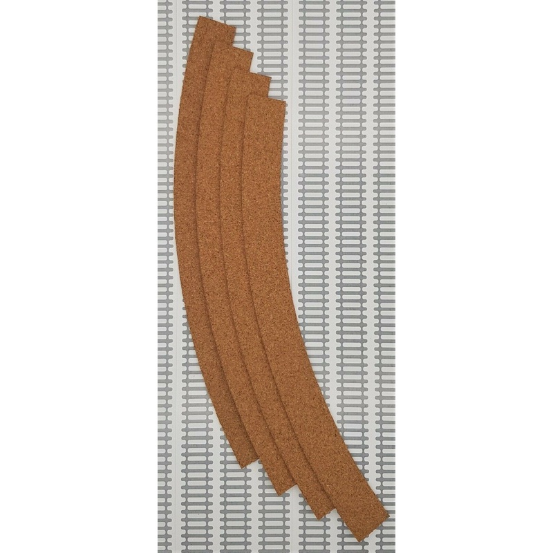 CTPC-NSC609-4 HORNBY CORK UNDERLAY DOUBLE CURVE 3RD RADIUS