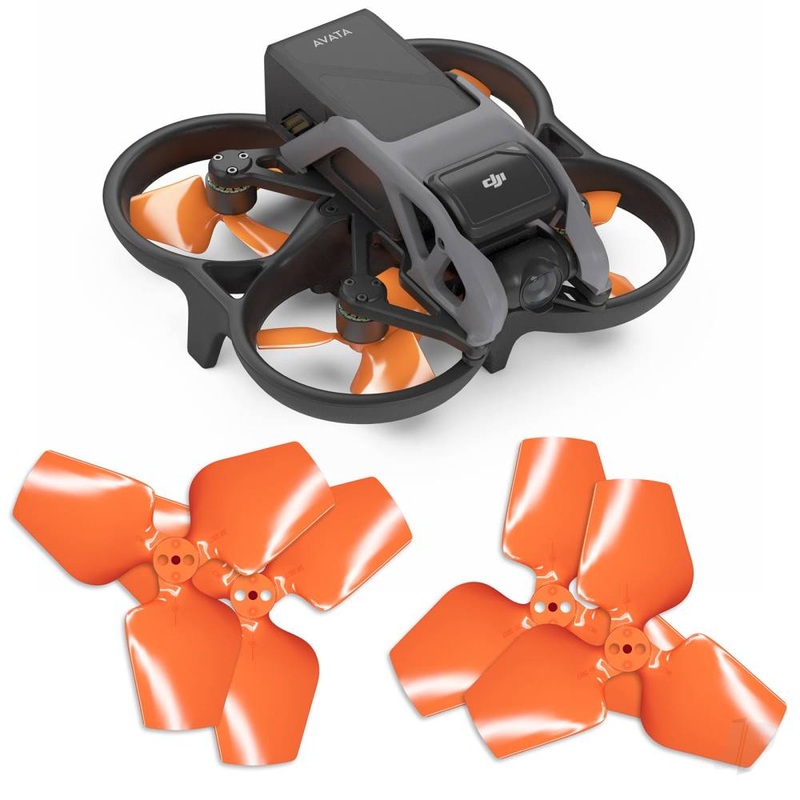 DJI Avata 3-blade Upgrade Propeller Set – x4 Orange