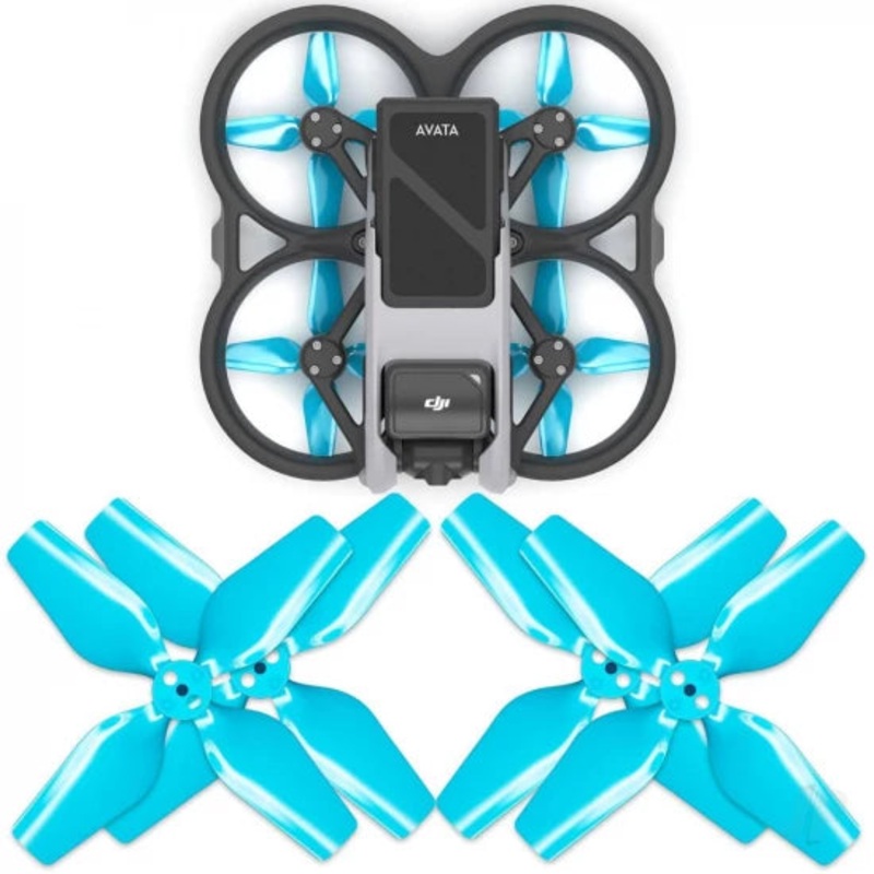 DJI Avata 4-blade Upgrade Propeller Set – x4 Blue