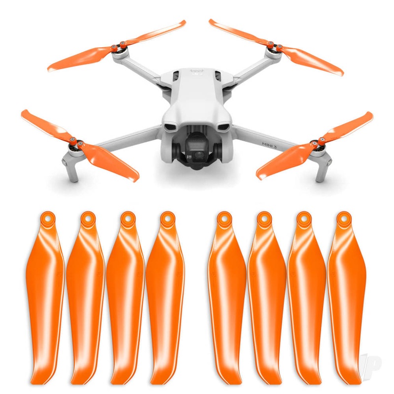 DJI Mini 3 STEALTH Upgrade Propellers – x4 Orange