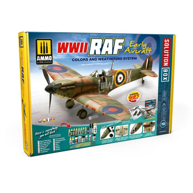 EARLY RAF AIRCRAFT SOLUTION BOX