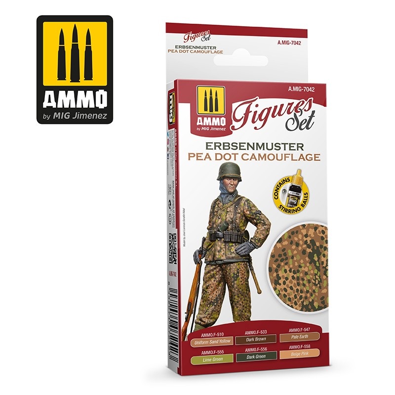 ERBSENMUSTER PEA DOT CAMOUFLAGE  Figures Set