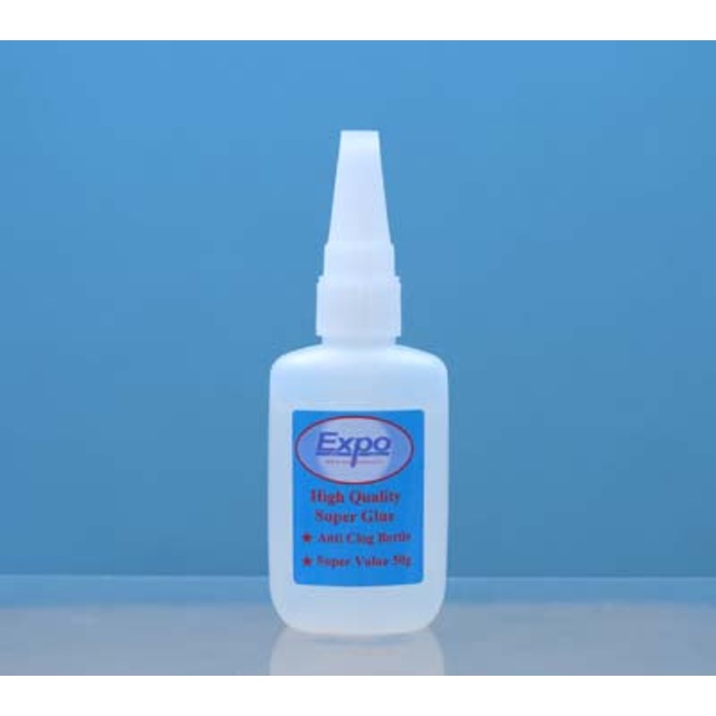 EXPO 50G FINE SUPER GLUE OVAL BOTTLE