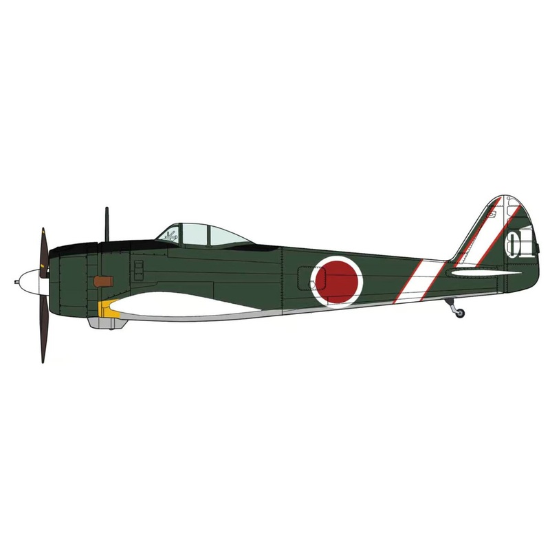 Hasegawa 1/48 Nakajima Ki43-Ii Late Version Hayabusa [OSCAR]25th Regiment #01 Model Kit HALE07553