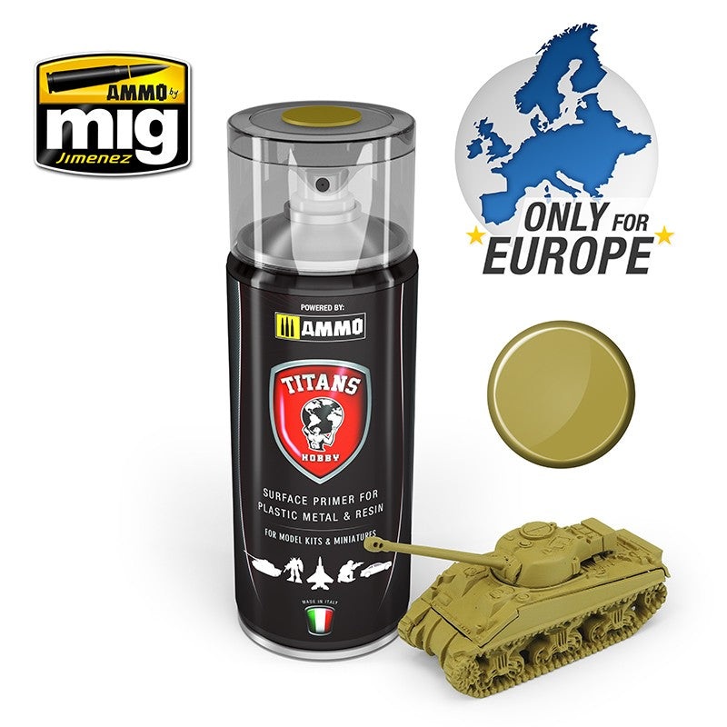 TITAN HOBBY DESERT YELLOW MATT PRIMER 400ML