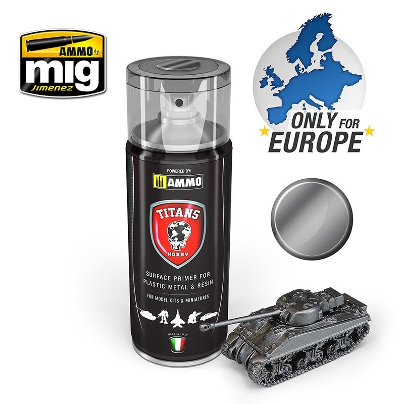 TITAN HOBBY GUN METAL PRIMER 400ML