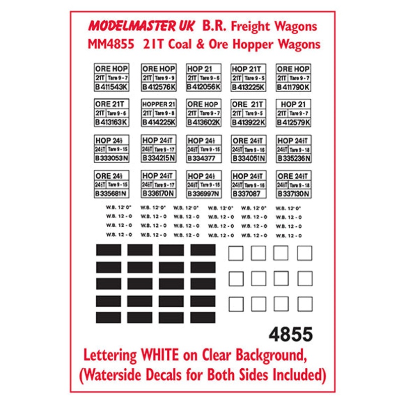 MM4855 Coal & Ore Hopper Wagons