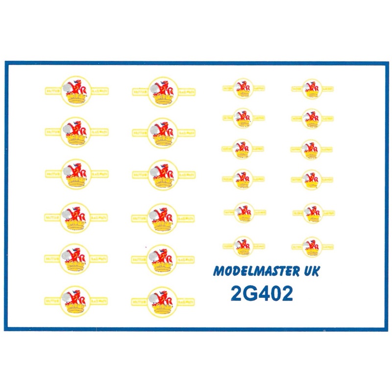 N GAUGE BR LOCO CRESTS POST 56