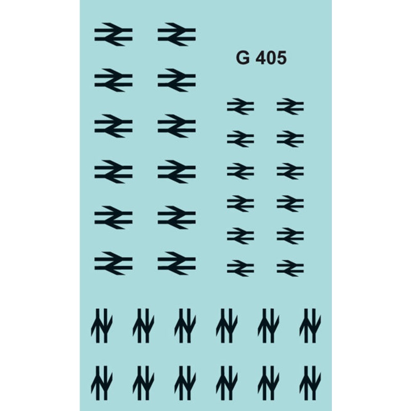 OO GAUGE BR BLACK DOUBLE ARROWS