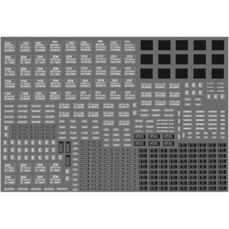 OO GAUGE BR WAGON NUMBERS SET 2 1965-90