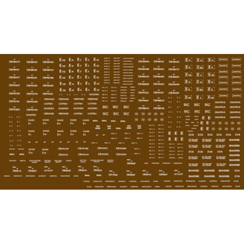 OO GAUGE BR WAGON NUMBERS SET 3 1948-65
