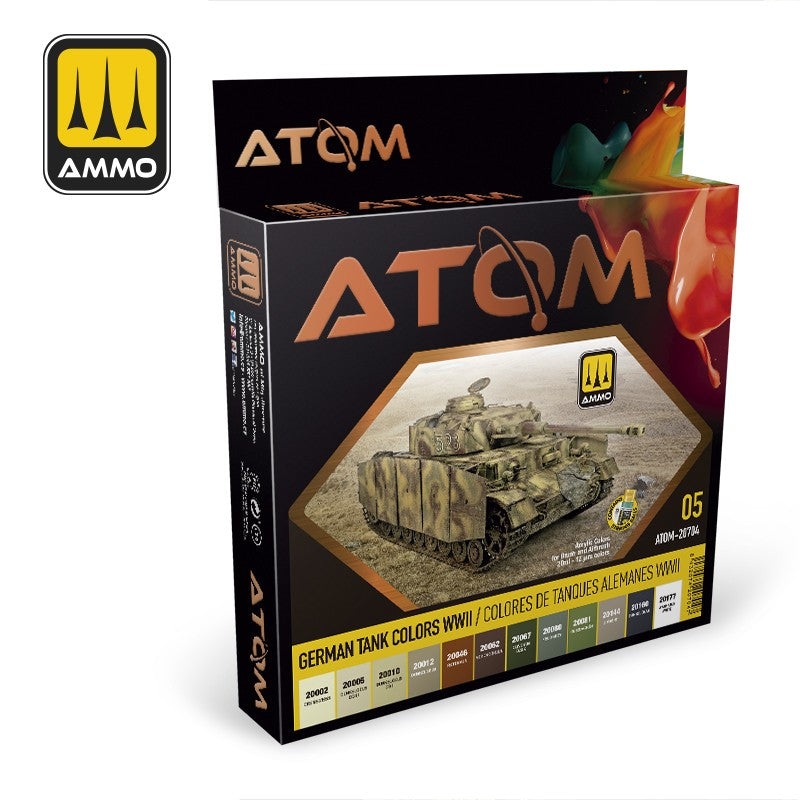 German Tank Colors WWII Paint Set