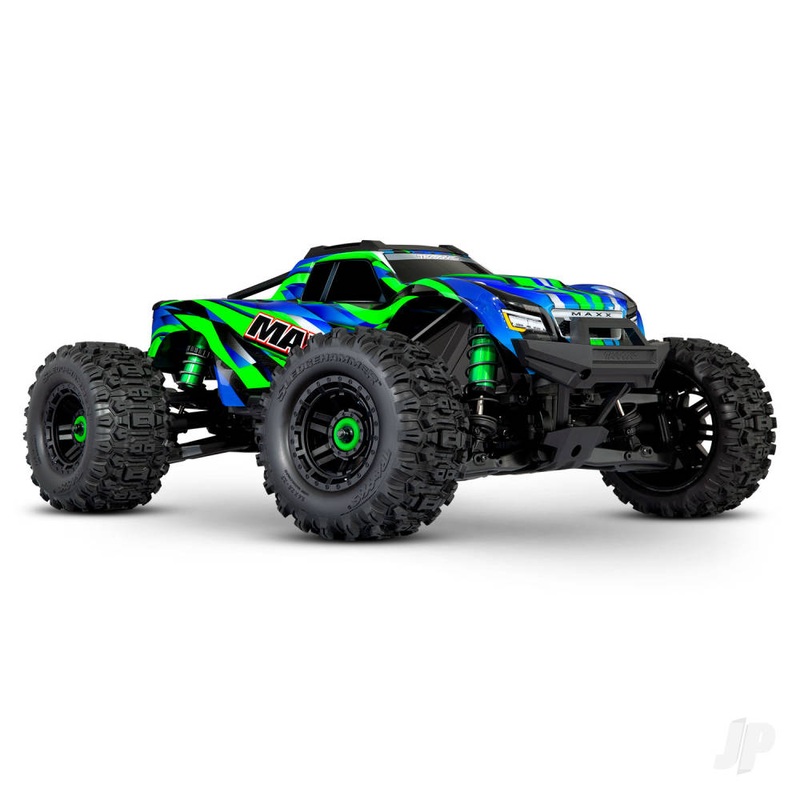 Green Maxx 1:10 4X4 Brushless Electric RTR Monster Truck (+ TQi 2-ch TSM VXL-4S Velineon 540XL WideMaxx)