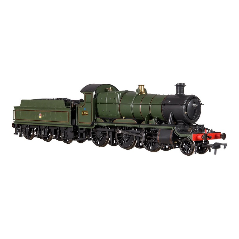 GWR 43xx 2-6-0 Mogul 5330 BR Lined Green L/C DCC & Snd Fit