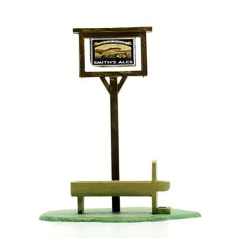 PUB SIGN & HORSE TROUGH