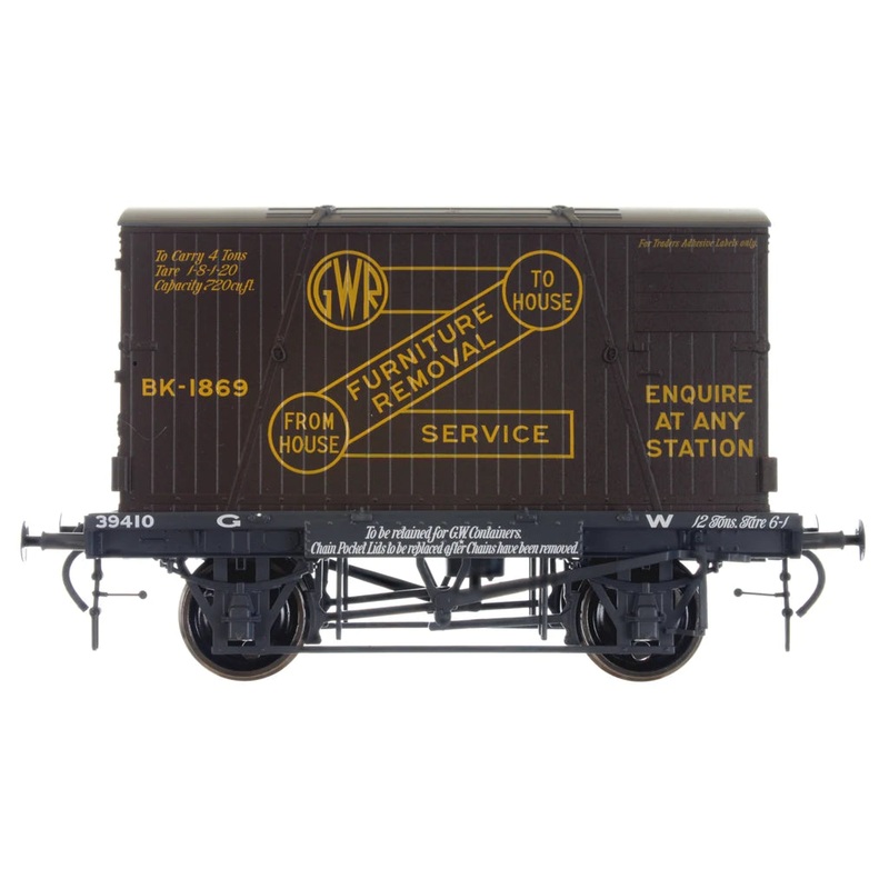 GWR Conflat 39410 BK2 Choc Ctnr BK-1869 Furniture Rmvl WTHD