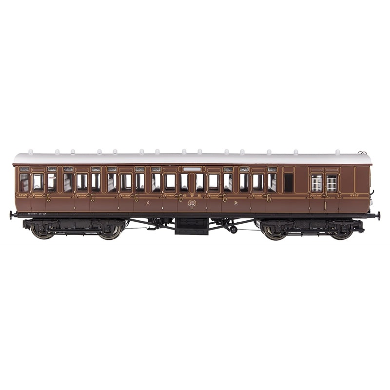 GWR Toplight M/Line City GWR All Brown Third Brke 3755 Set 5