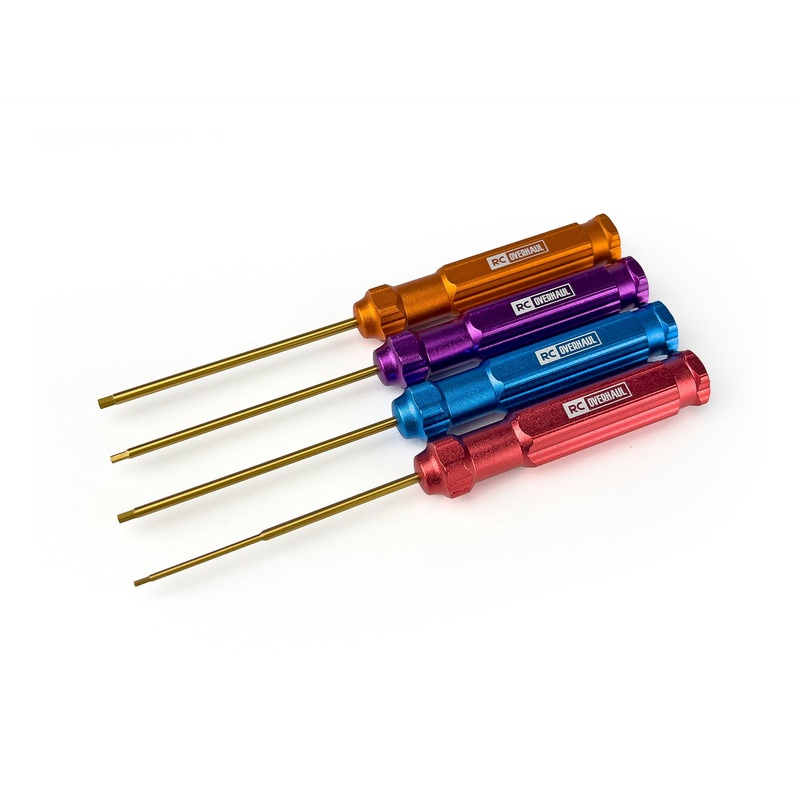 Hex Driver Set 1.5/2/2.5/3mm Coloured