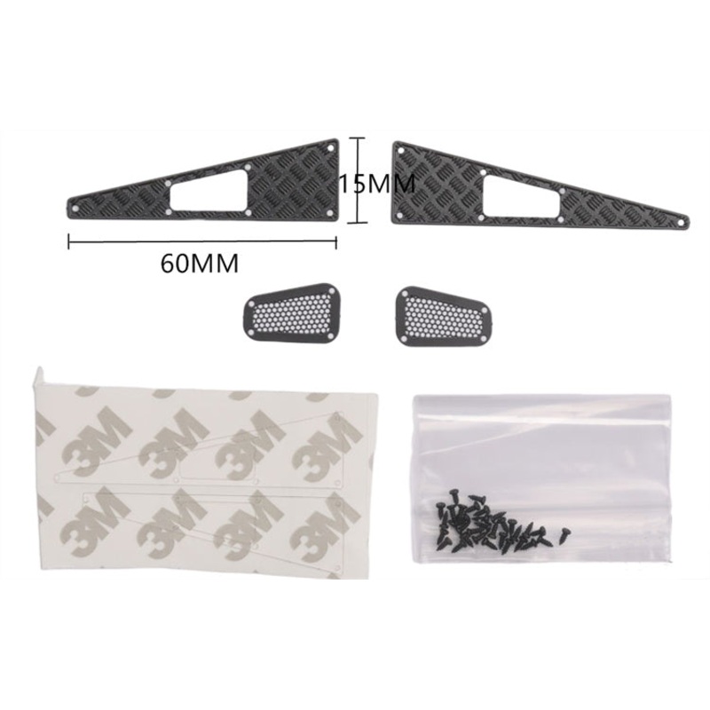 Hood Trim Fittings Black TRX-4M