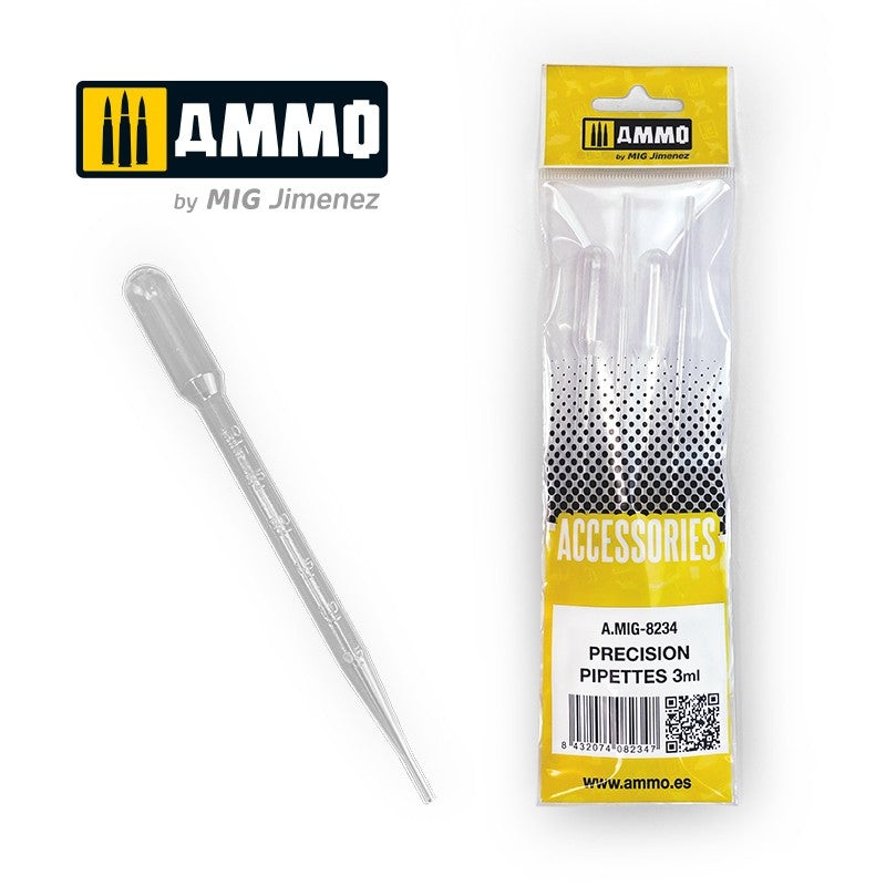 Large Pipettes 3mL 0.1 oz 4 pcs
