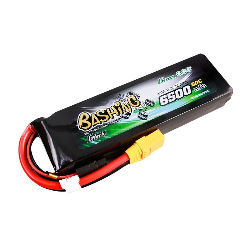 Li-Po Car G-Tech 3S 11.1V 6500mAh 60C Bashing with XT90