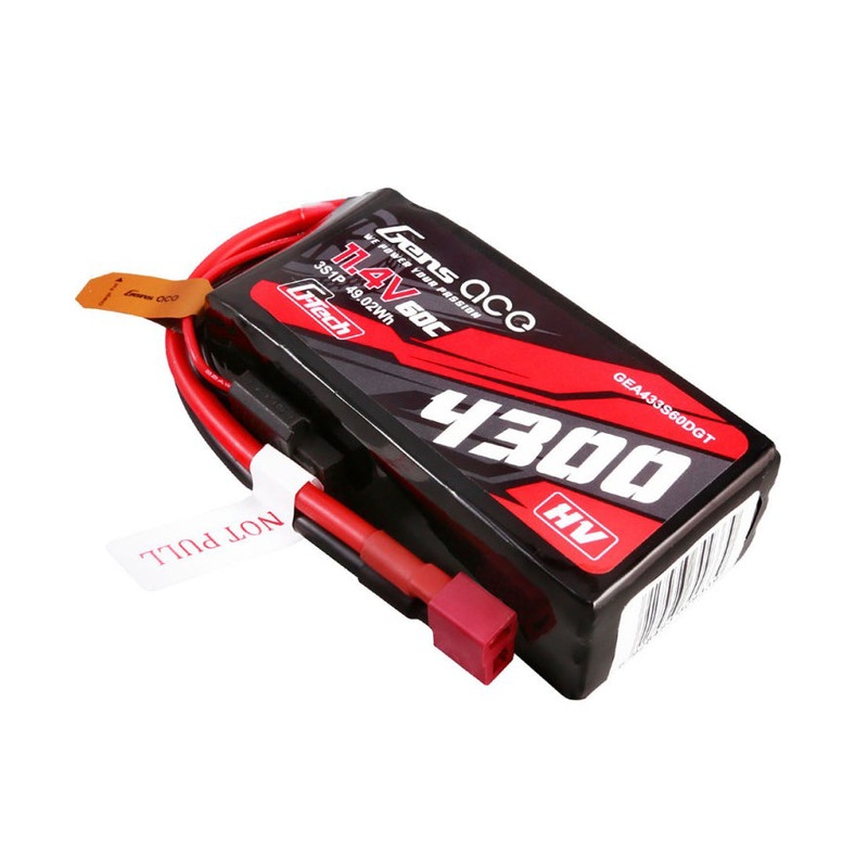 Li-Po Car G-Tech 3S 11.4V 4300mAh 60C with T-Type