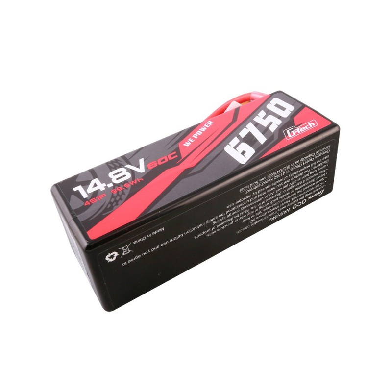 Li-Po Car G-Tech 4S 14.8V 6750mAh 60C with XT90