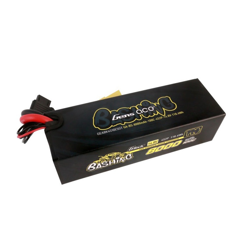 Li-Po Car G-Tech 4S2P 14.8V 8000mAh 100C Bashing with EC5