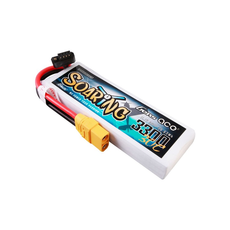 Li-Po G-Tech 3S 11.1V 3300mAh 30C Soaring with XT90