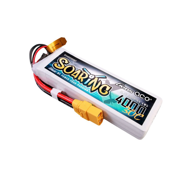 Li-Po G-Tech 3S 11.1V 4000mAh 30C Soaring with XT90