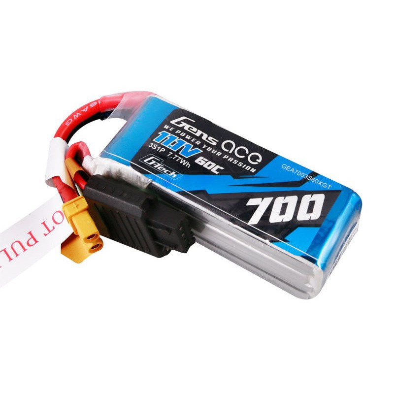 Li-Po G-Tech 3S 11.1V 700mAh 60C with XT30