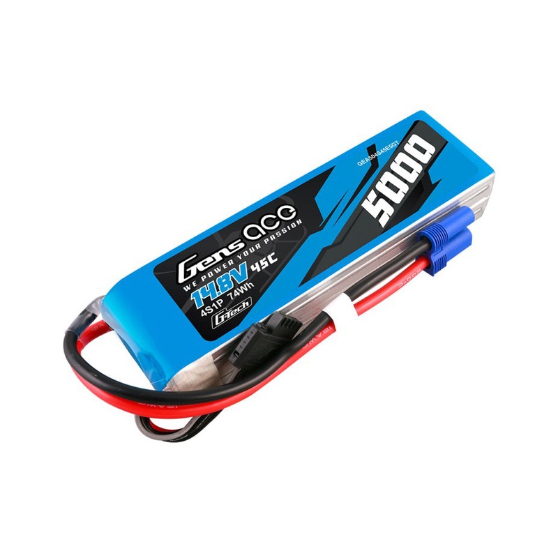 Li-Po G-Tech 4S 14.8V 5000mAh 45C with EC5