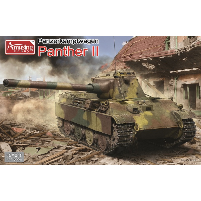 Panther II includes workable track links  photo etch details