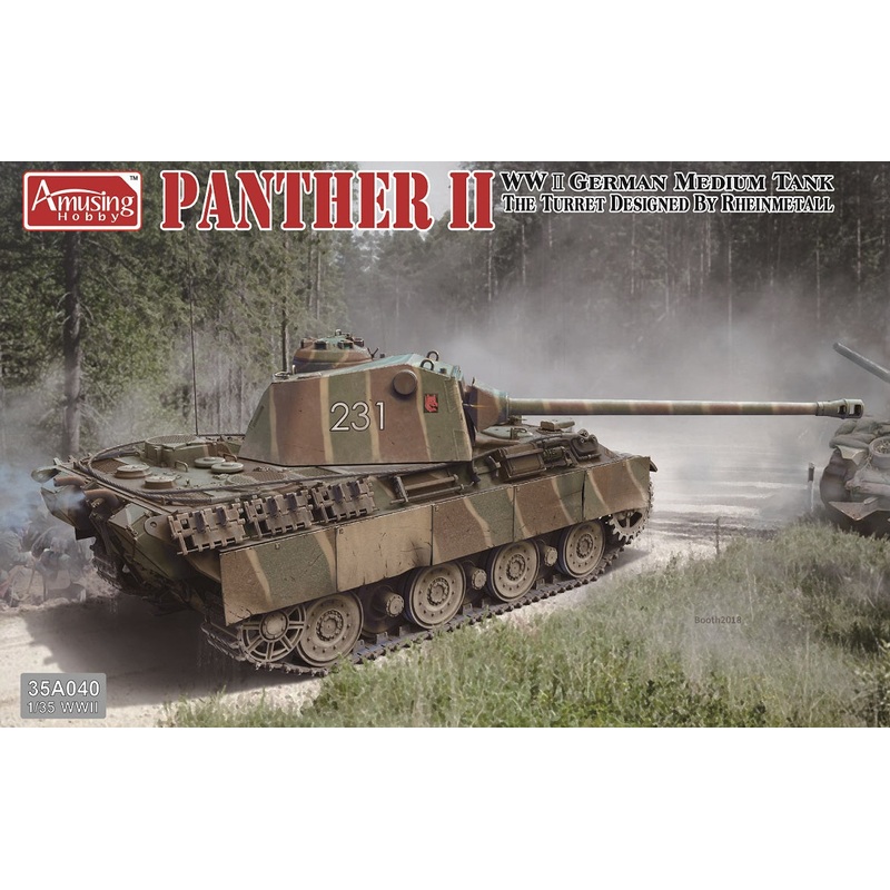 PANTHER II turret designed by Rheinmetall.
