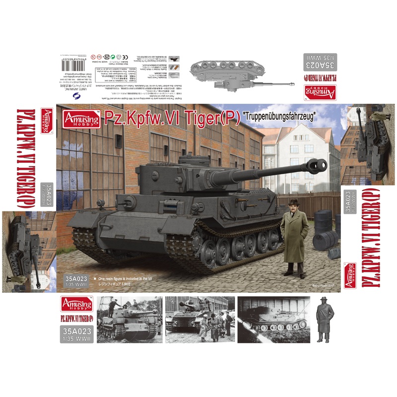 Pz.Kpfw.VI Tiger(P) includes workable track links  photo etc