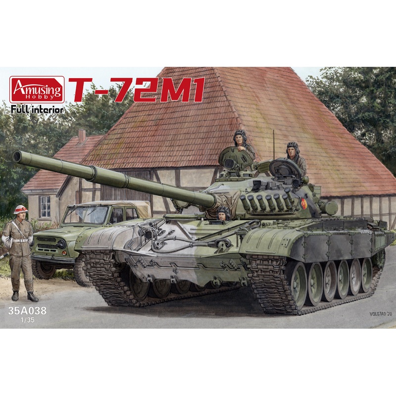 T-72M1 includes full interior