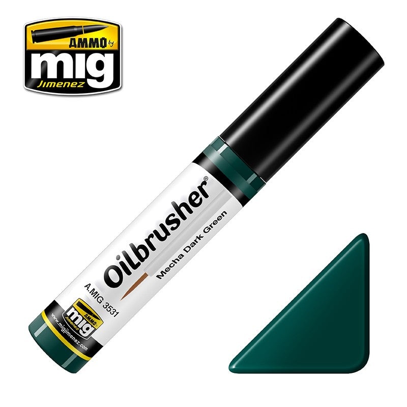MECHA DARK GREEN OILBRUSHER