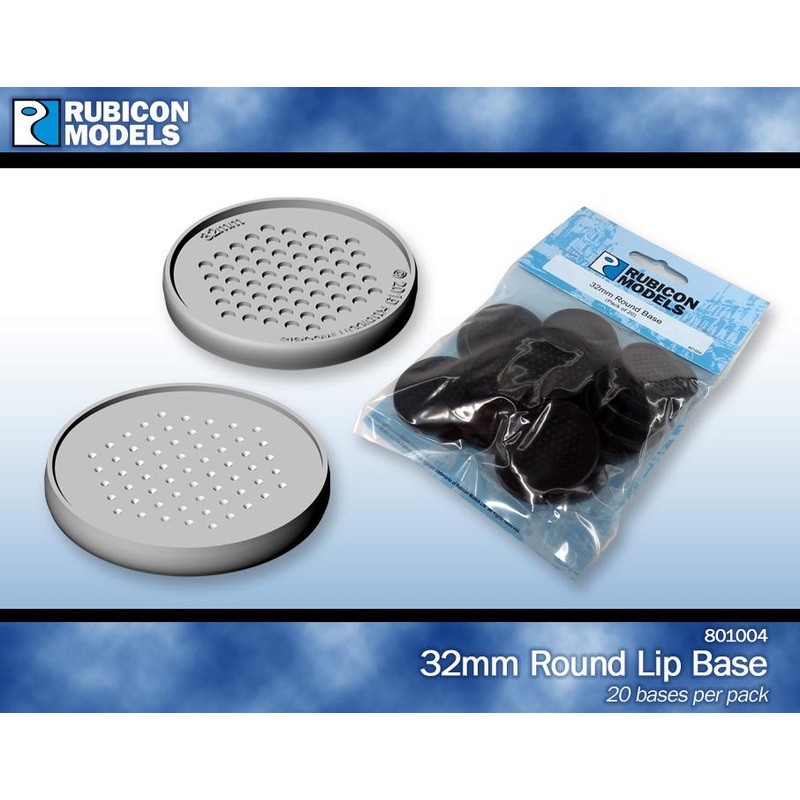 Rubicon Models 32MM ROUND BASES