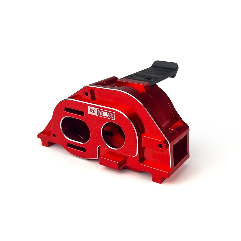Motor Mount & Gearbox Case Red Aluminum 4S