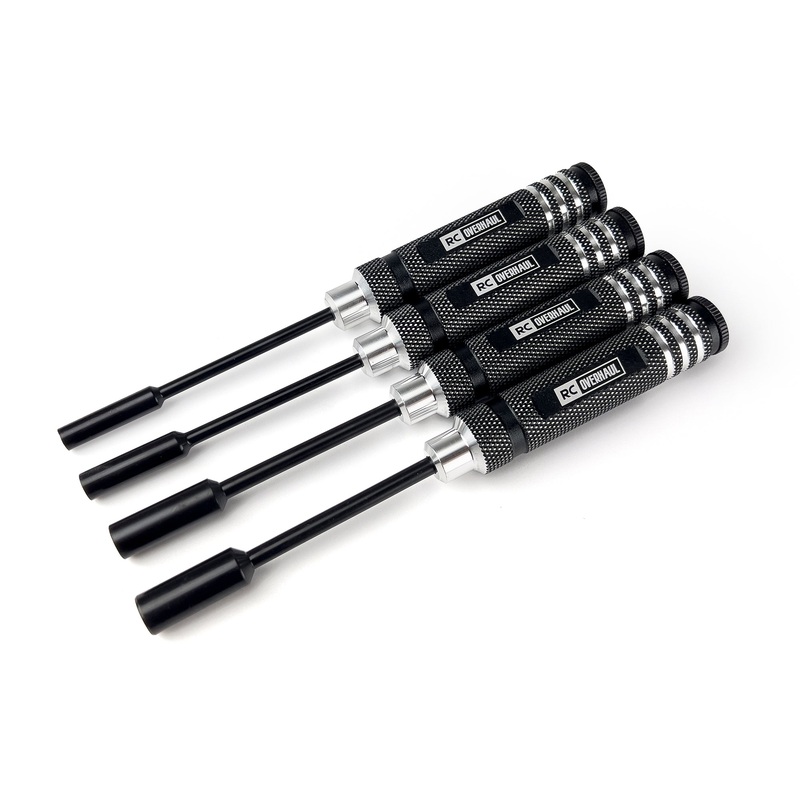 Nut Driver Set 4/5.5/7/8mm Black