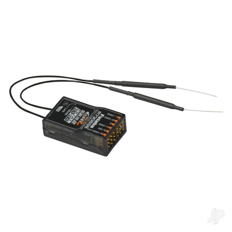 R7306SB 6-Channel (PWM) Air Receiver (26-Channel S.BUS) FASSTest – High Gain Aerials