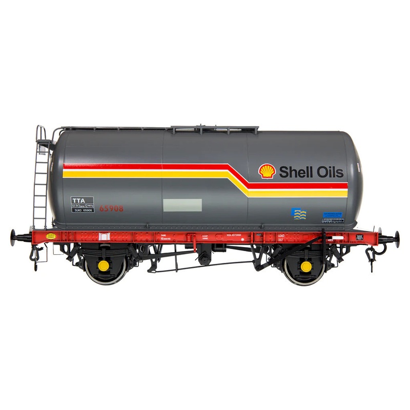 TTA 45T Tanker Shell Oils Dark Grey/Stripe 65908 Drawing A1