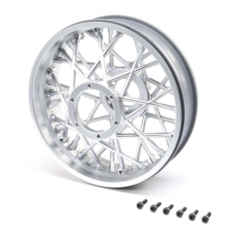 Rear Wheel Set Satin Chrome: Promoto-MX