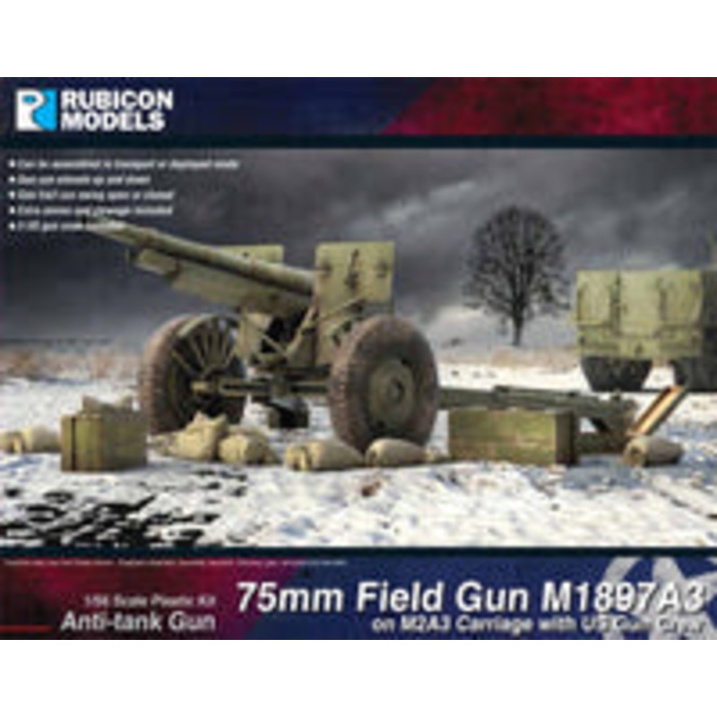 RUBICON M2A3 75MM FIELD GUN WITH CREW