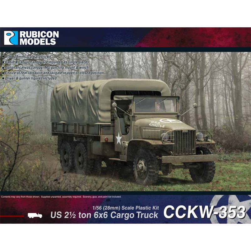 Rubicon Models CCKW-353 2 ton 6×6 Truck (GMC)