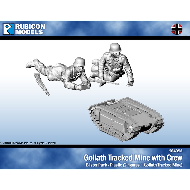 Rubicon Models Goliath Tracked Mine with Crew